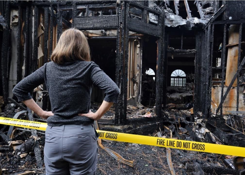 Stay out of your damaged home